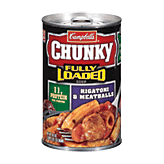Campbell's Fully Loaded rigatoni & meatballs ready to serve soup Full-Size Picture